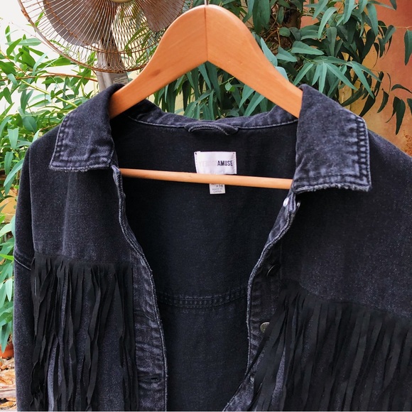 Denim Tassel Jacket - Picture 5 of 5